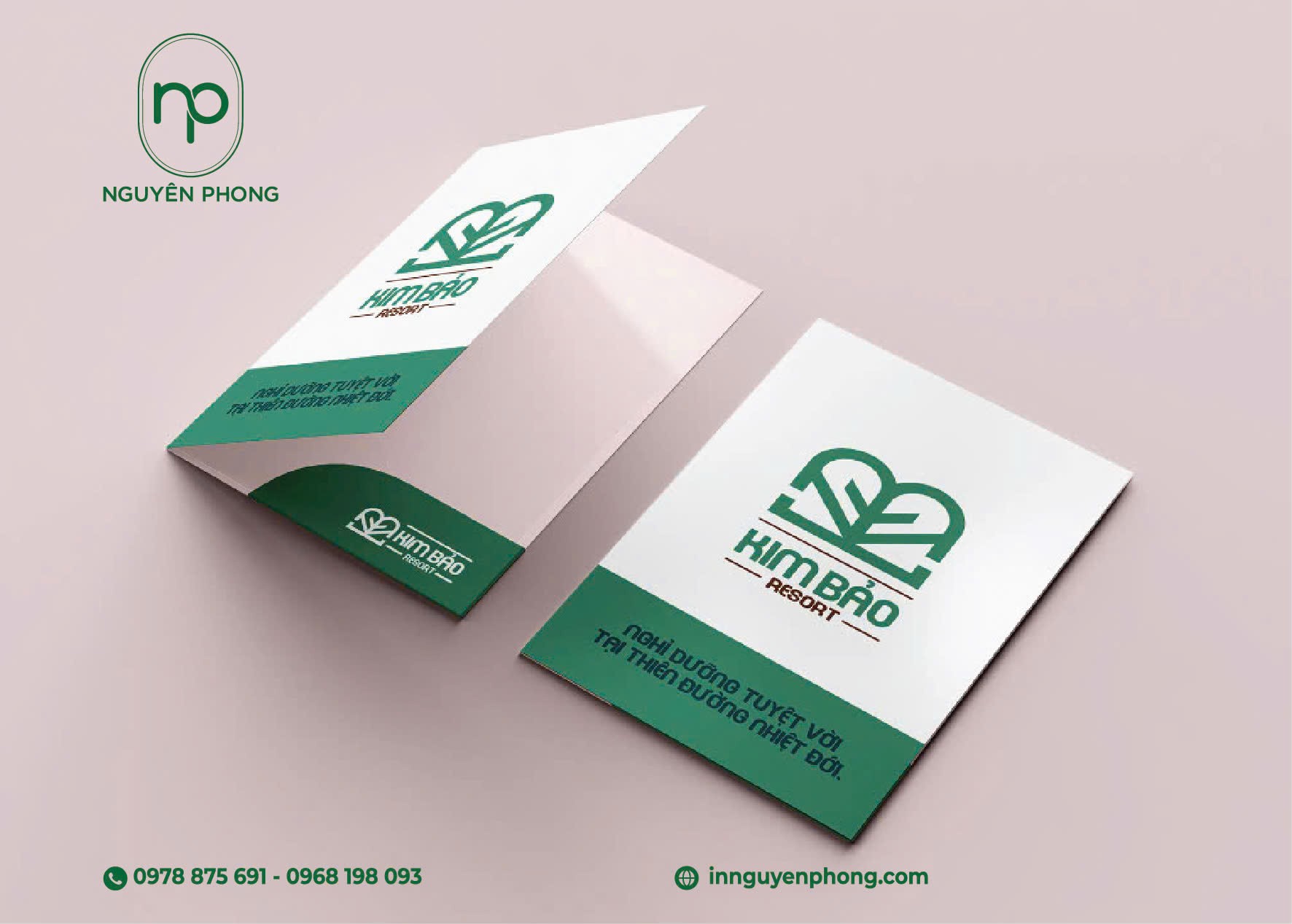Mẫu thiết kế folder đẹp mắt 
